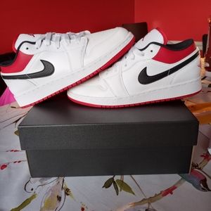 Nike Air Jordan 1 Low White Red